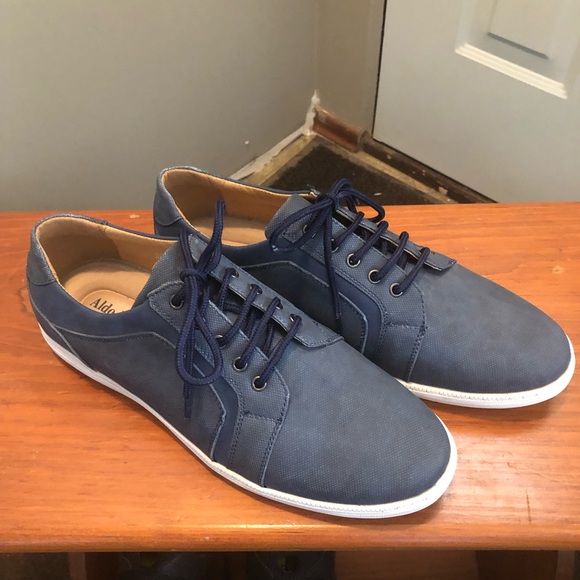 Aldo Rossini Canvas Lace Up Sneakers Size 12 - Picture 3 of 4